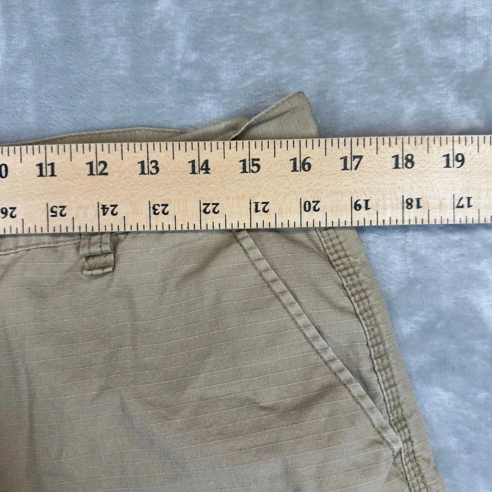 Southpole Cargo Shorts Mens 32 Tan Ripstop Khaki Utility Pockets Vintage Y2K